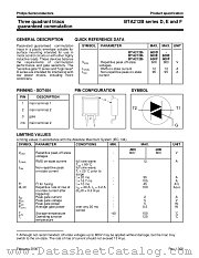 BTA212B-800E datasheet pdf Philips