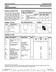 BTA216B-800B datasheet pdf Philips