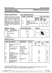 BTA216X datasheet pdf Philips