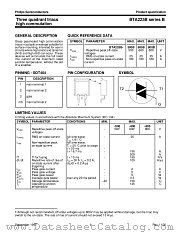 BTA225-500B datasheet pdf Philips