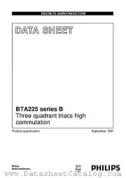 BTA225-800B datasheet pdf Philips