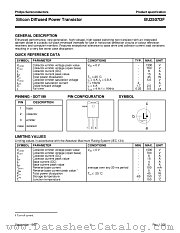 BU2507DF datasheet pdf Philips