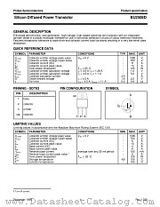 BU2508D datasheet pdf Philips