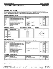 BU2522DX datasheet pdf Philips