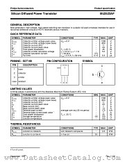 BU2523 datasheet pdf Philips