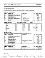 BU2523DX datasheet pdf Philips
