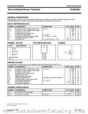 BU2530AL datasheet pdf Philips