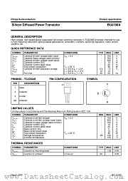 BUJ106A datasheet pdf Philips