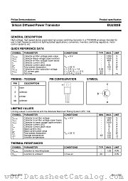 BUJ303B datasheet pdf Philips