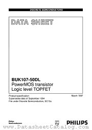 BUK107-50GL datasheet pdf Philips