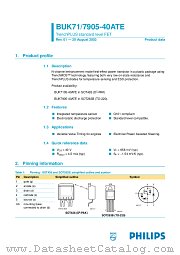 BUK7105-40ATE datasheet pdf Philips