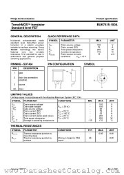 BUK7615-100A datasheet pdf Philips