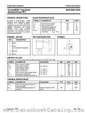 BUK7640-100A datasheet pdf Philips