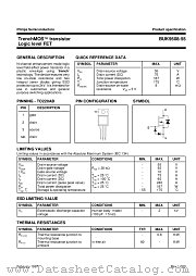 BUK9508-55 datasheet pdf Philips