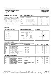 BUK9675-100A datasheet pdf Philips