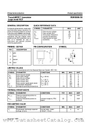 BUK9606-30 datasheet pdf Philips