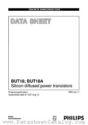 BUT18A datasheet pdf Philips