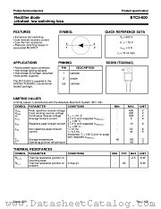 BYC5-600 datasheet pdf Philips