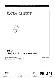 BYD147 datasheet pdf Philips