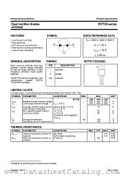 BYT28-500 datasheet pdf Philips
