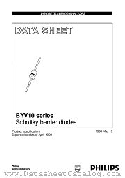 BYV10-30 datasheet pdf Philips