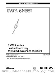 BYV95B datasheet pdf Philips