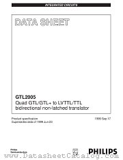 GTL2005PW datasheet pdf Philips