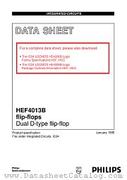 HEF4013BT datasheet pdf Philips