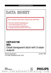 HEF40373BF datasheet pdf Philips