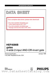 HEF4086BD datasheet pdf Philips