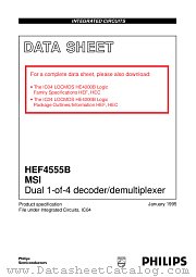 HEF4555BT datasheet pdf Philips