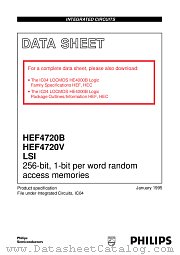 HEF4720B datasheet pdf Philips