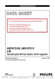 HEF4731BN datasheet pdf Philips
