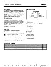 ICM7556 datasheet pdf Philips
