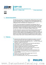 ISP1122D datasheet pdf Philips