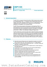 ISP1123D datasheet pdf Philips