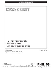 LM124 datasheet pdf Philips