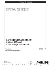 LM139 datasheet pdf Philips