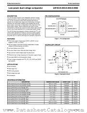 LM393FE datasheet pdf Philips