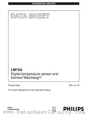LM75A datasheet pdf Philips