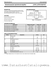 SA741C datasheet pdf Philips