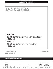 N74F827DB datasheet pdf Philips