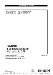 P80C592 datasheet pdf Philips