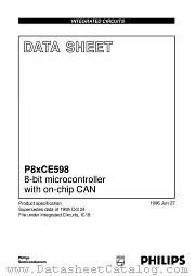 P80CE598 datasheet pdf Philips