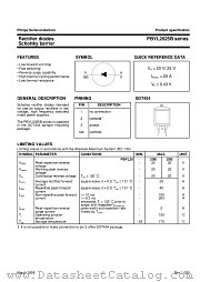 PBYL2025B datasheet pdf Philips