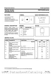 PBYR1020D datasheet pdf Philips