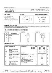 PBYR1045F datasheet pdf Philips