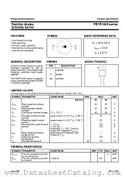 PBYR1040 datasheet pdf Philips