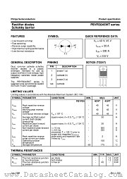 PBYR3040WT datasheet pdf Philips