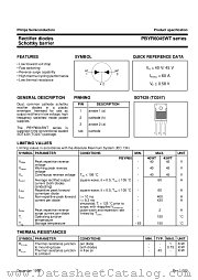 PBYR6045WT datasheet pdf Philips